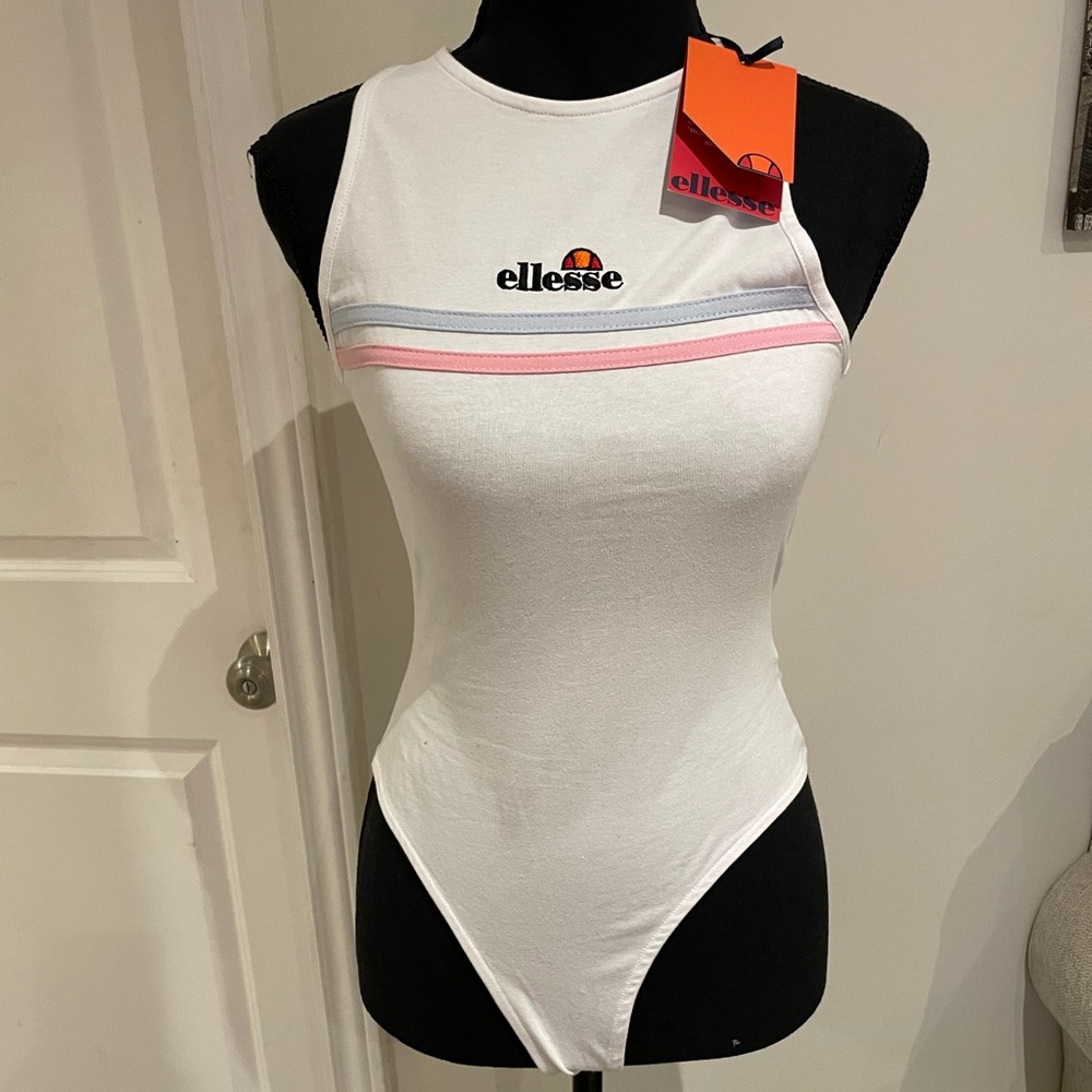 Ellesse Cream Women's One-Piece bodysuit